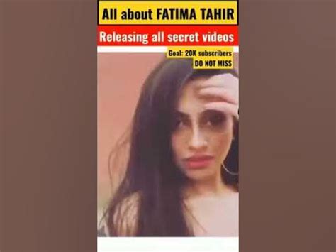 fatima tahir sex videos|Fatima Tahir leaked video